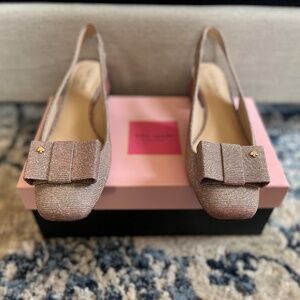 Kate Spade Heel - Glitter Slingback with Bow